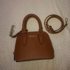 NWOT Steve Madden Mini Cognac Purse